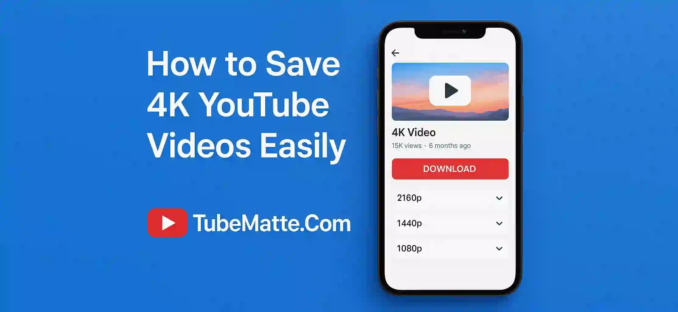 How to Save 4K YouTube Videos Easily