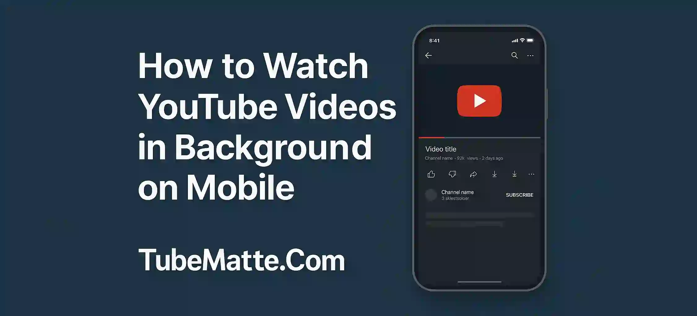 How to Watch YouTube Videos in Background on Mobile